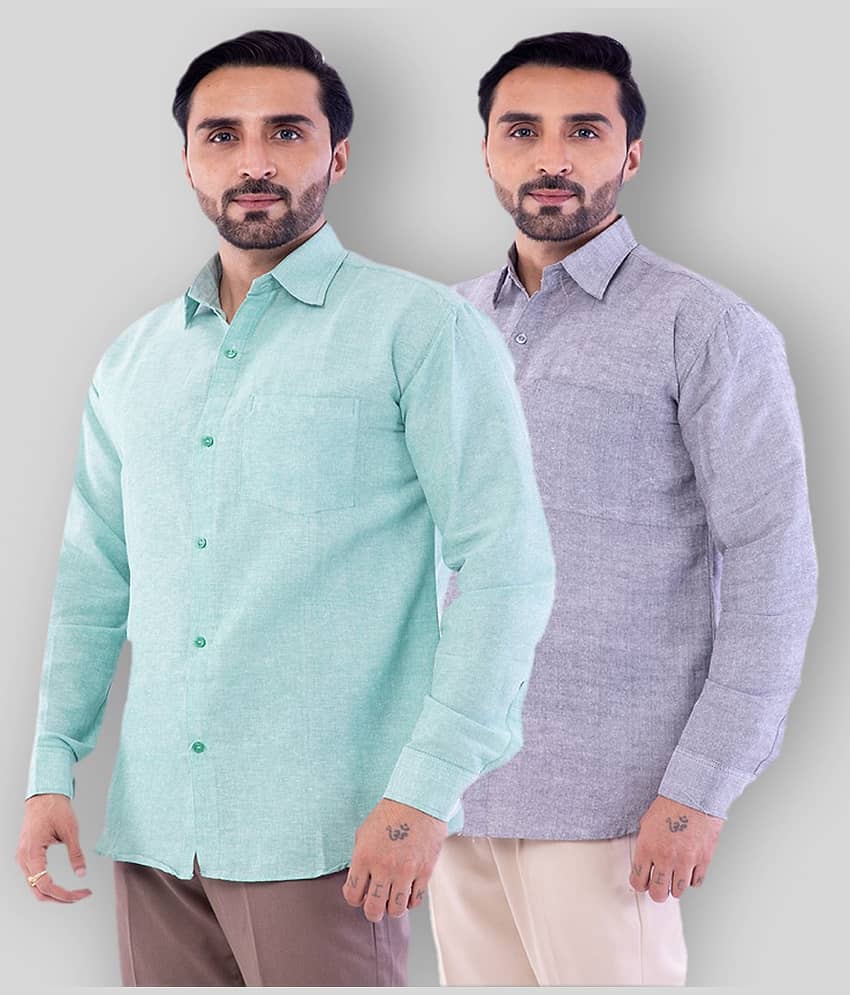 DESHBANDHU DBK - Multicolor Cotton Regular Fit Men's Casual Shirt (Pack of 2 )