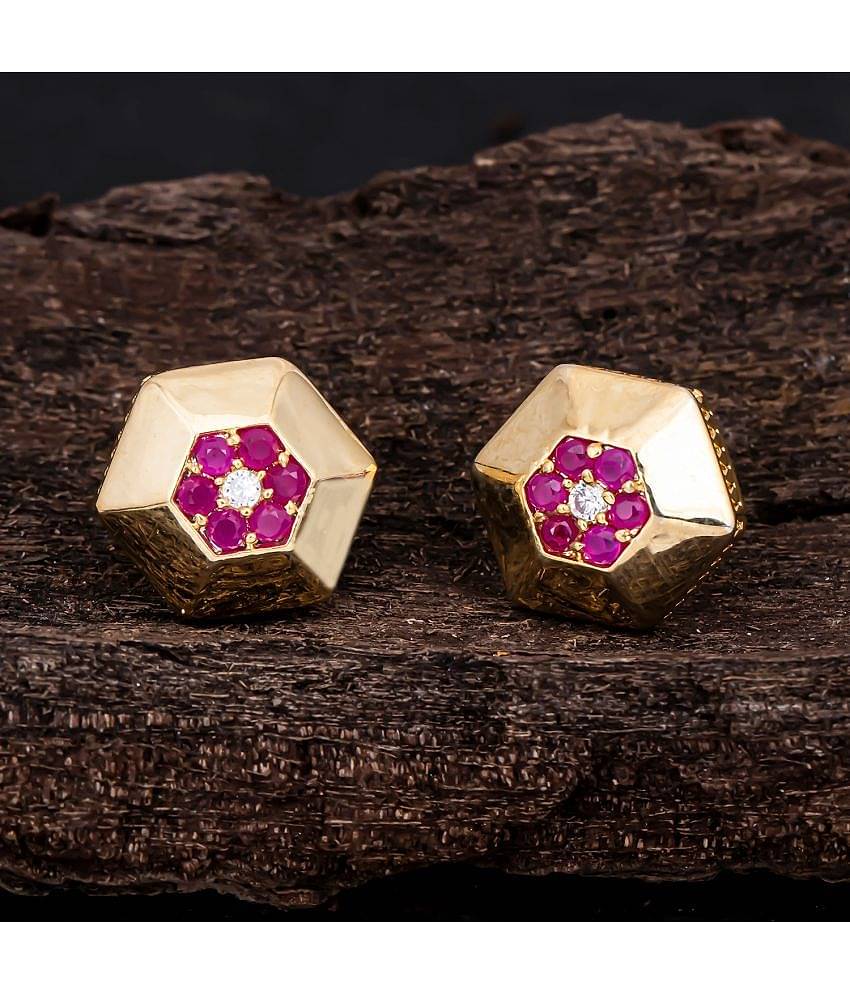 Sukkhi Glistening Gold Plated Stud Earring For Women
