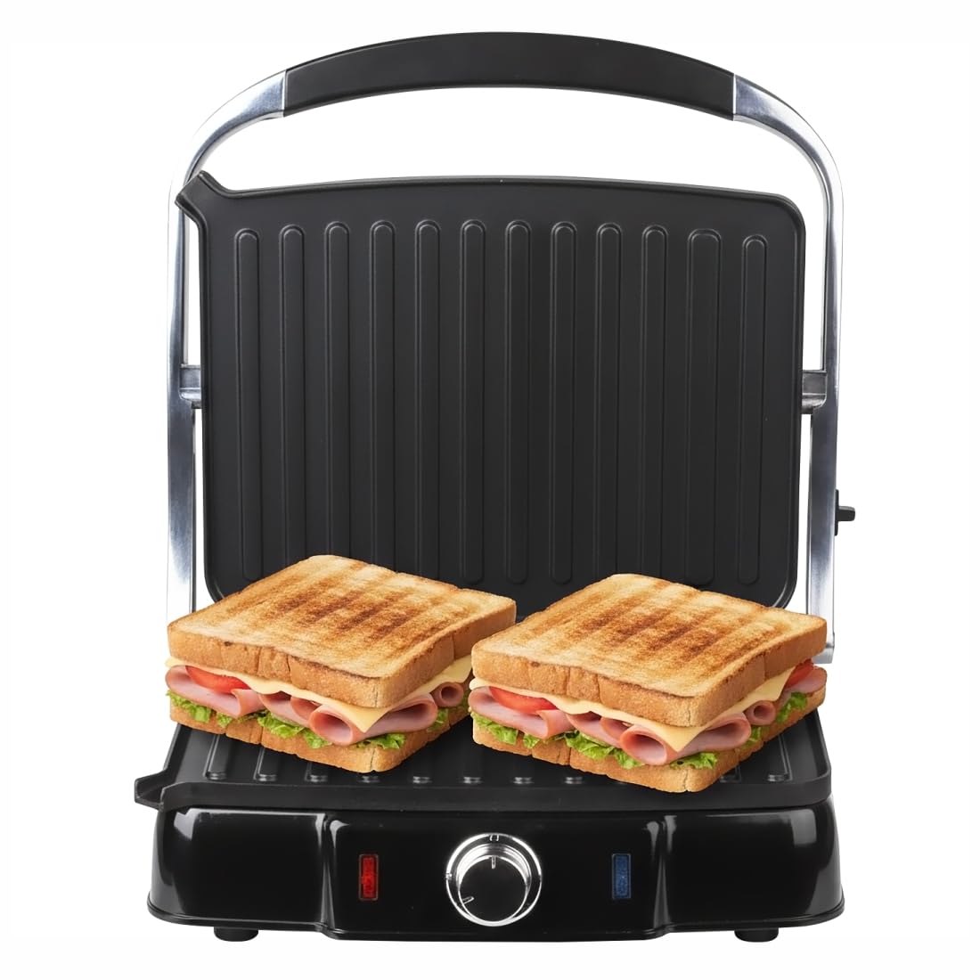 Baltra Fortuna Sandwich Griller 2000W | Non Stick Coated,Non-Toxic,Fixed Grill plate | Toaster Griller Sandwich Maker | Auto Cut Off | LED Indicator | 180�Open | Adjustable Height Control | Easy Clean