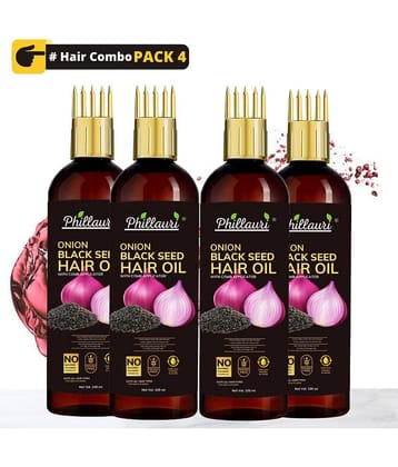 Phillauri - Hair Growth Onion Oil 400 ml ( Pack of 4 )