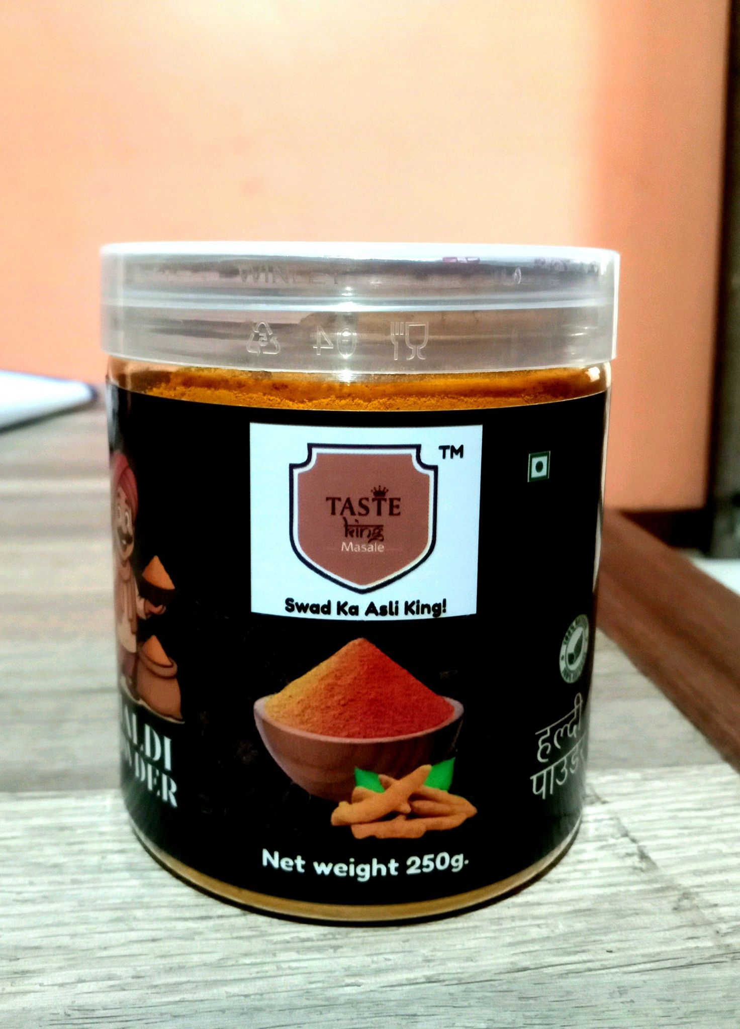 Taste King Haldi Powder (250g) | Pure & Aromatic Turmeric | Everyday Cooking