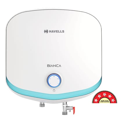 HAVELLS BIANCA 25L VERTICAL STORAGE WATER HEATER HAVELLS BIANCA 25L VERTICAL STORAGE WATER HEATER - White