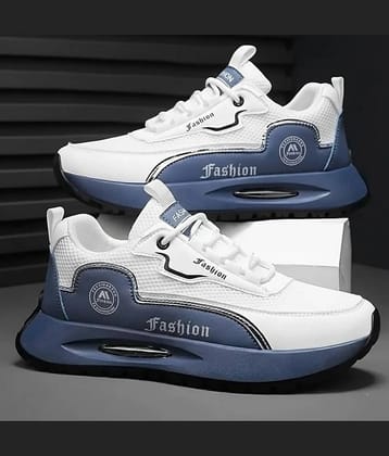 AIRBELL 09-FASHION-WHITE White Men's Sports Running Shoes