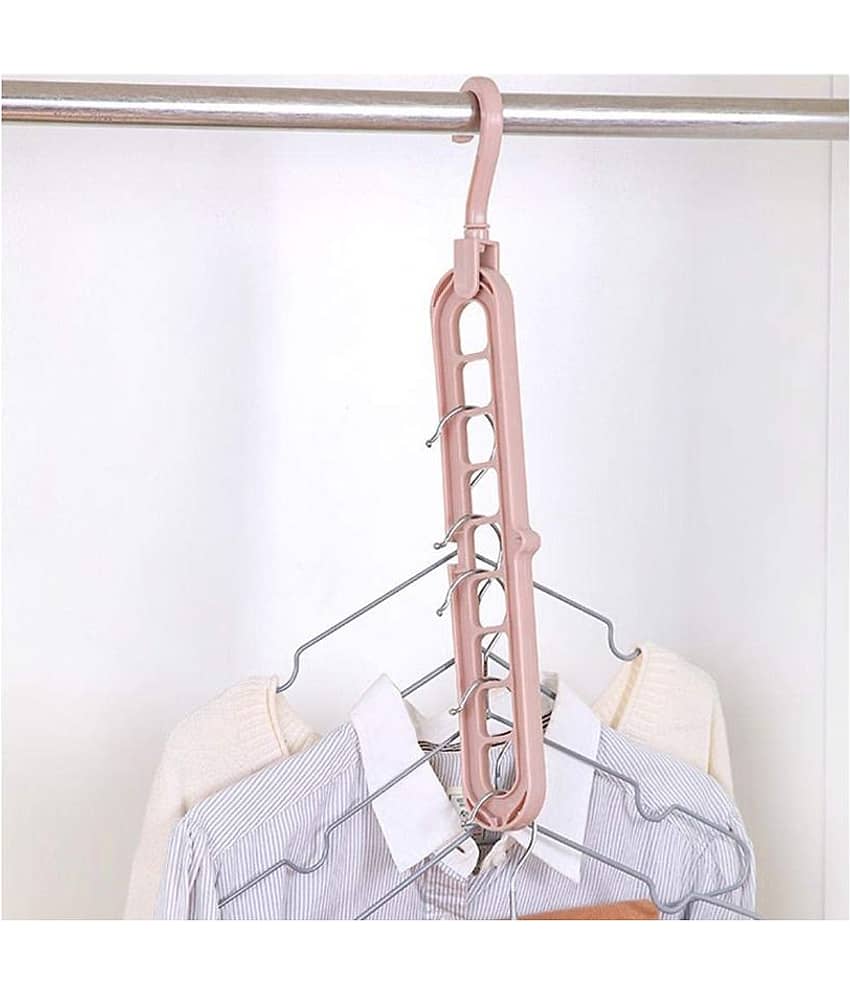 House of Quirk Multifunctional Hanger for 360 Degrees Rotatable Hook,Coat Hangers Folding Clothes Hanger
