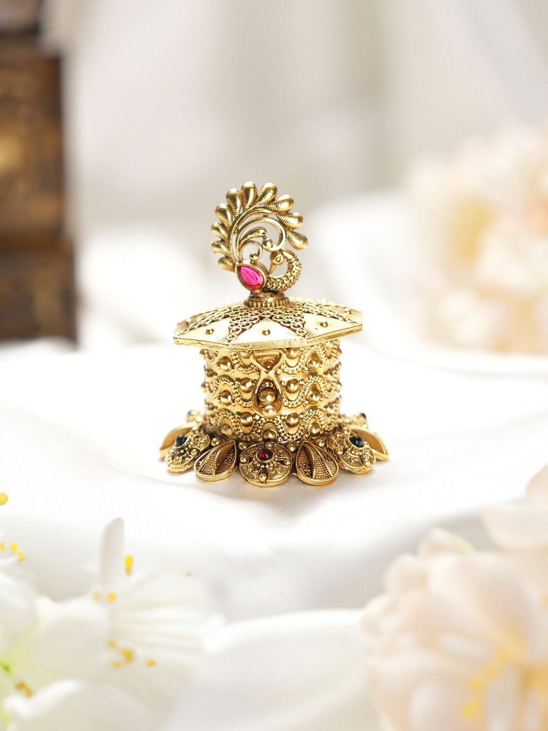 peacock Sindoor Box