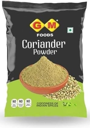 GM Foods Coriander Powder 100g (Pack of 1) | Freshly Ground & Aromatic | Pure Indian Spice for Cooking, Curry & Tadka | Dhania Powder | Natural Kitchen Essential for Everyday Flavorful Meals | No Preservatives