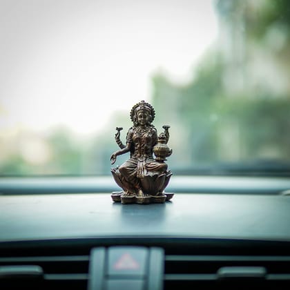 Craftlayout Bronze Finish Resin Maa Lakshmi Murti 3 Inch Craftlayout Bronze Finish Resin Maa Lakshmi Murti 3 Inch