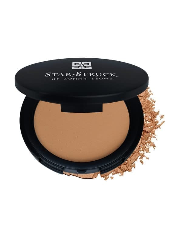 STARSTRUCK BY SUNNY LEONE Flawless Finish: The Ultimate Compact Powder for Effortless Beauty-9 gram (Compact Powder)