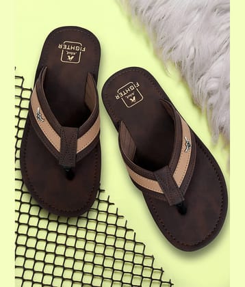 Chappal Wala Brown Men's Thong Flip Flop