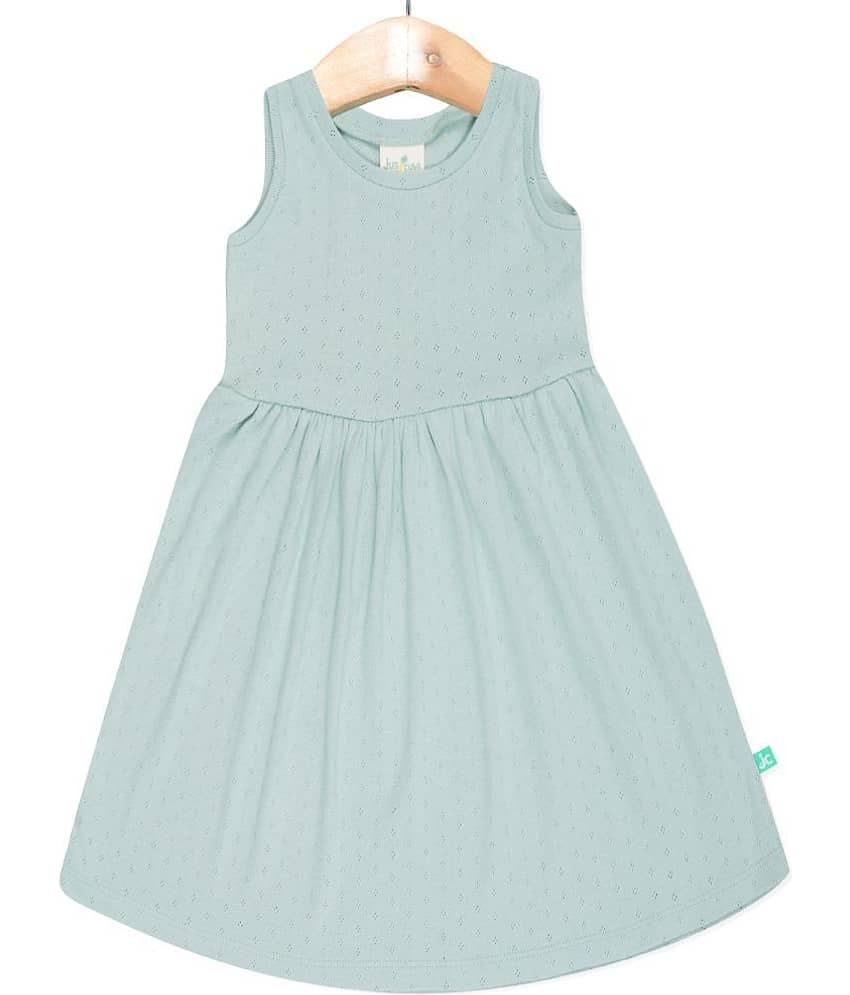 Juscubs Pack of 1 Baby Girls Cotton Frock ( Green )