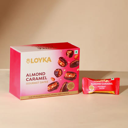 Loyka Almond Brittle (12 Pieces) | Caramel & Roasted Almond | Premium Confection