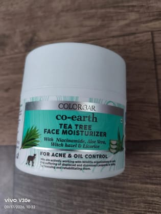 Co-Earth Tea Tree Face Moisturizer 100 G