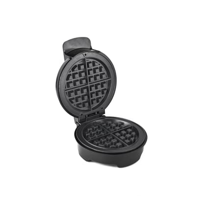 Electric Waffle Maker with Non-Stick Coating Plates 750W - Black (SA-3026WMB)