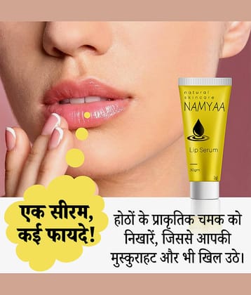 Namyaa Natural Lip Whitening Serum For Dark Lips / Balm/Moisturizer For Lightening/Brightening 30 G