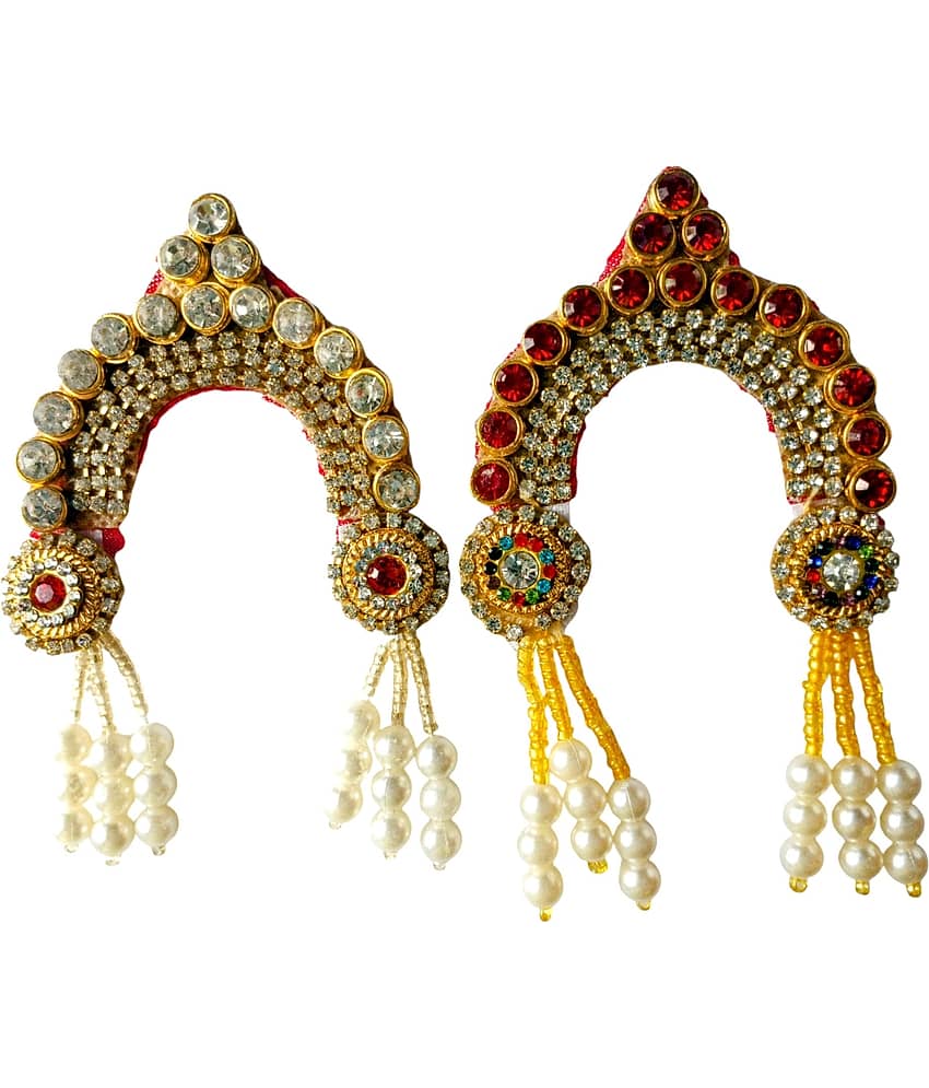 Cherry Tree Radha Krisha Multicolor Crystal Jewellery ( Pack of 1 )