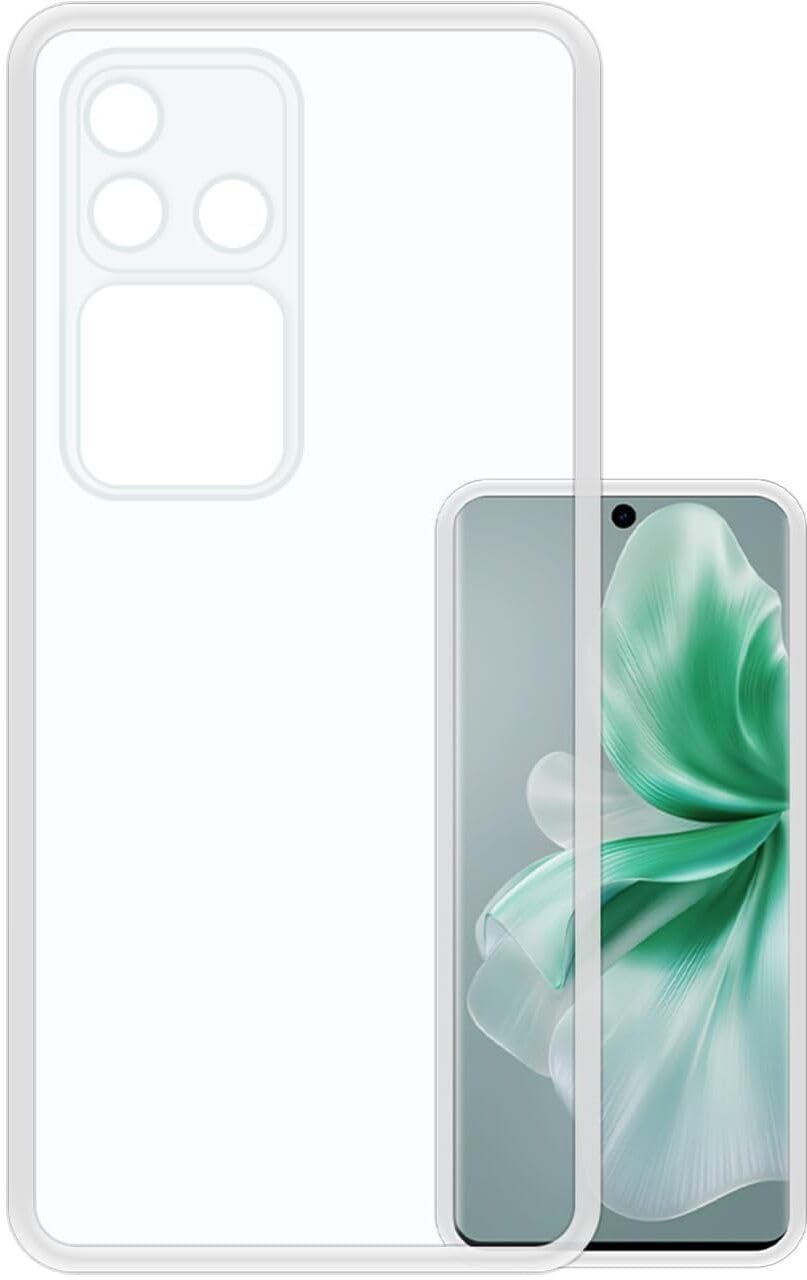 PLUGTECH TPU Ultra Hybrid Clear Camera Protection Back Cover Case for Vivo V30 Pro,Vivo V30