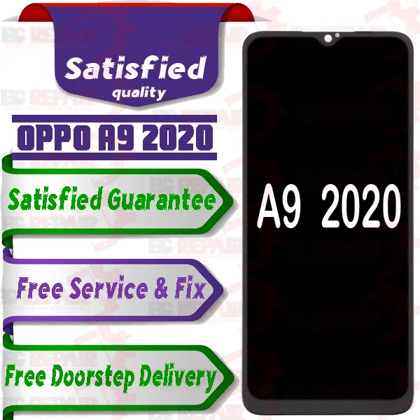 Oppo A9 2020 Combo LCD with Touch Screen for A9 2020  Black (display glass combo folder)