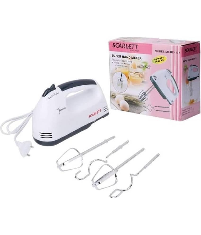 HINGOL White Hand Mixer 180 Hand Blender Electric Whisker
