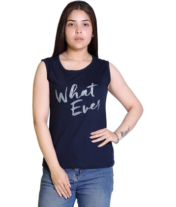 Ogarti Women Cotton Blend Printed Regular Fit Round Neck T-Shirt ( Wine )