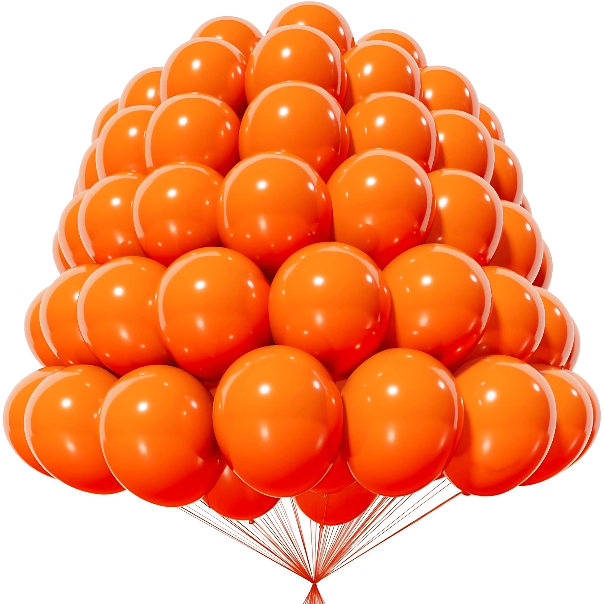 Orange Latex  Balloons 10" - 50PC