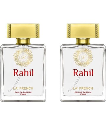 LA FRENCH Rahil Eau De Parfum (EDP) For Unisex 200ml ( Pack of 2 )