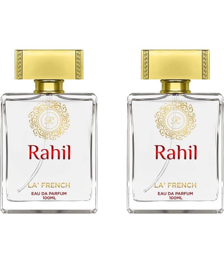 LA FRENCH Rahil Eau De Parfum (EDP) For Unisex 200ml ( Pack of 2 )