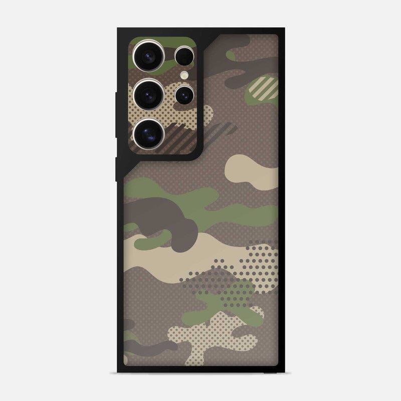 Military Crocodile Camo Bumper Mobile Cover
