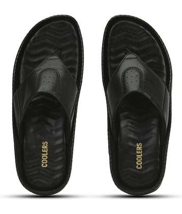 Liberty - Black Men's Leather Slipper