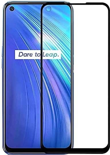 PLUGTECH Advanced Tempered Glass With Anti-Explosion 9H Hardness Edge-To-Edge Coverage Screen Guard for Realme NARZO20 PRO