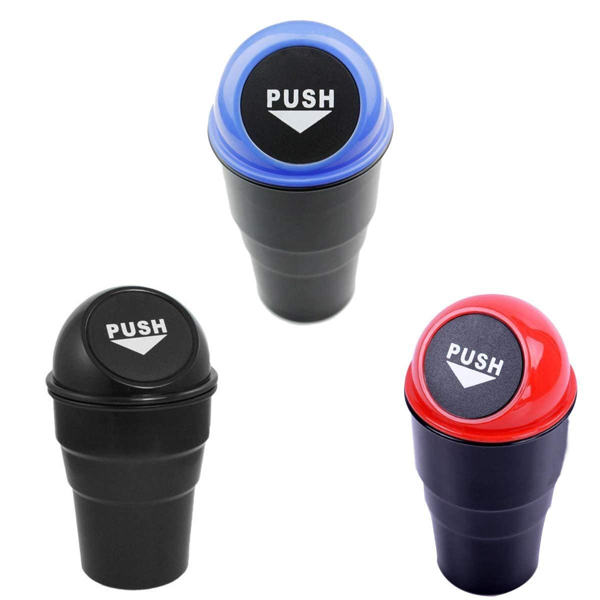 DHRUVINSRI Car Dustbin Mini Car Trash Bin Car Ashtray