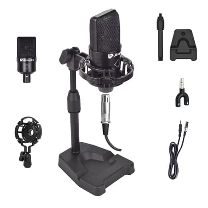 On-Air Cardioid Condenser Microphone with 2m Cable UM1220BLK