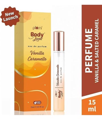 Plum BodyLovin' Vanilla Caramello|Gourmand Luxury Perfume| Long-Lasting Fragrance Eau de Parfum  -  15 ml (For Men & Women)