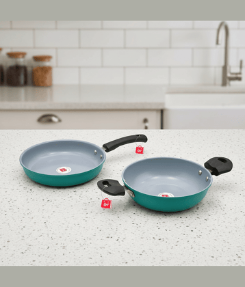 LAZYWINDOW Non Stick Iron Cookware Sets