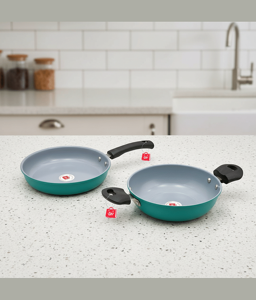 LAZYWINDOW Non Stick Iron Cookware Sets