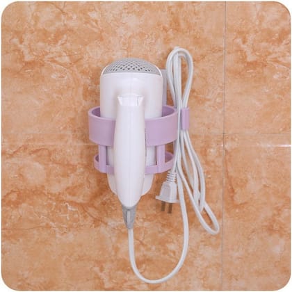 Self Adhesive Hair Dryer Holder Bathroom Wall Storage Shelf Organizer Stand, Hair accessories