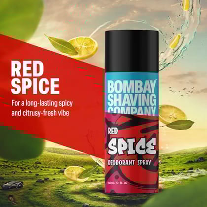Bombay Shaving Company Red Spice Deodarant, 150ml