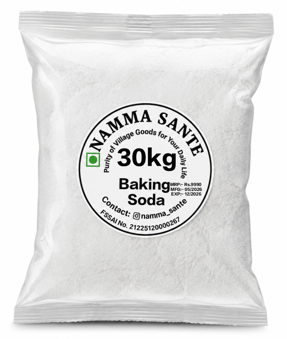 Baking Soda, Sodium Bicarbonate, Cooking Soda, Meetha Soda, Food Grade Baking Soda 30kg