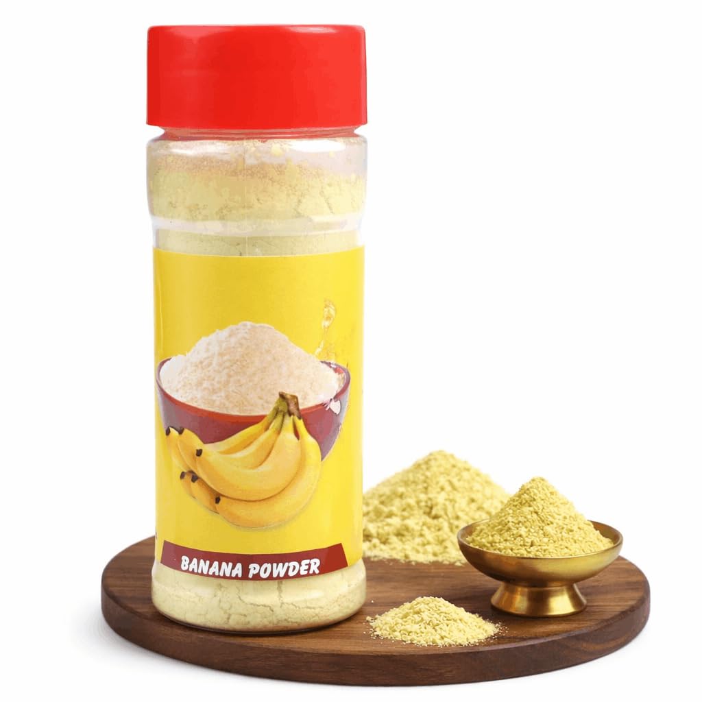 alNaqi Banana Powder 50g – Organic Raw Banana for Face Care, Natural Herbal for DIY Face Packs, Skin Care Essential