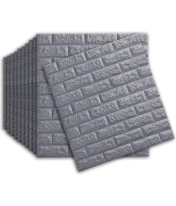 KRAMOX 3D Brick Wallpaper – White PE Foam Self-Adhesive Wall Sticker | Realistic Brick Design | DIY Peel & Stick Wallpaper for Home, Living Room, Bedroom, Hotel & Café Décor