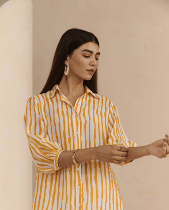 MUSTARD VEIN JAWA SHIRT MUSTARD VEIN JAWA SHIRT