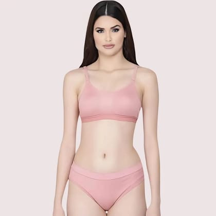 Wire-Free Women's Cotton Sports Bra Panty Set (2 pack) Wire-Free Women's Cotton Sports Bra Panty Set (2 pack)