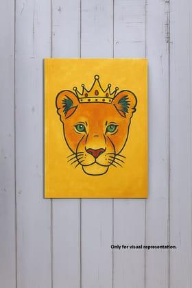 Dbeautify's MDF DIY Traditional Painting – Lion King Dbeautify's MDF DIY Traditional Painting – Lion King