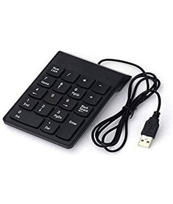 EKRAJ Black USB Wired Numeric Keypad