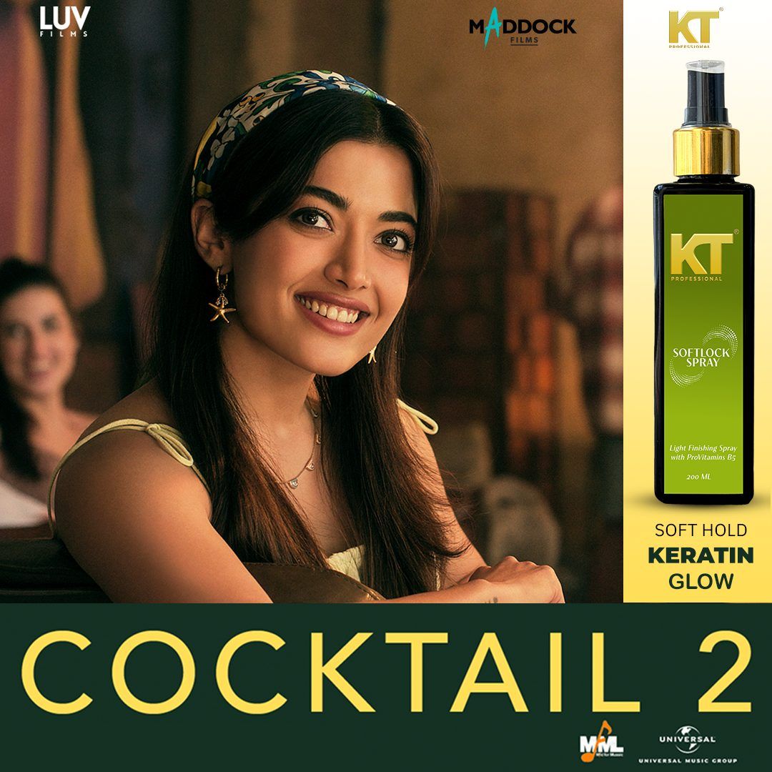 KT Professional Soft Locks Spray, Flexible Hold, Natural Shine & Texture – Cocktail 2 Edition - 200g