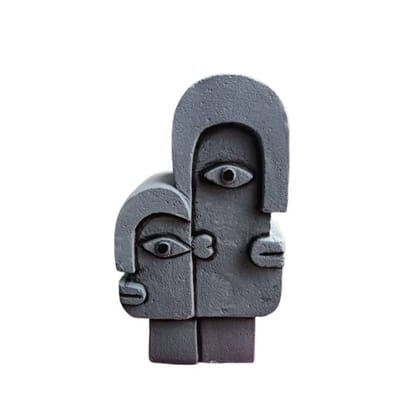 Modern Stone Sculpture 18 Inch