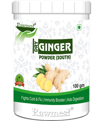 Rawmest Ginger For Skin, Hair & Healthy Heart Powder 100 Gm Pack of 1