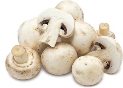 Fresh Button Mushrooms - 1 kg - One pack of fresh button mushrooms