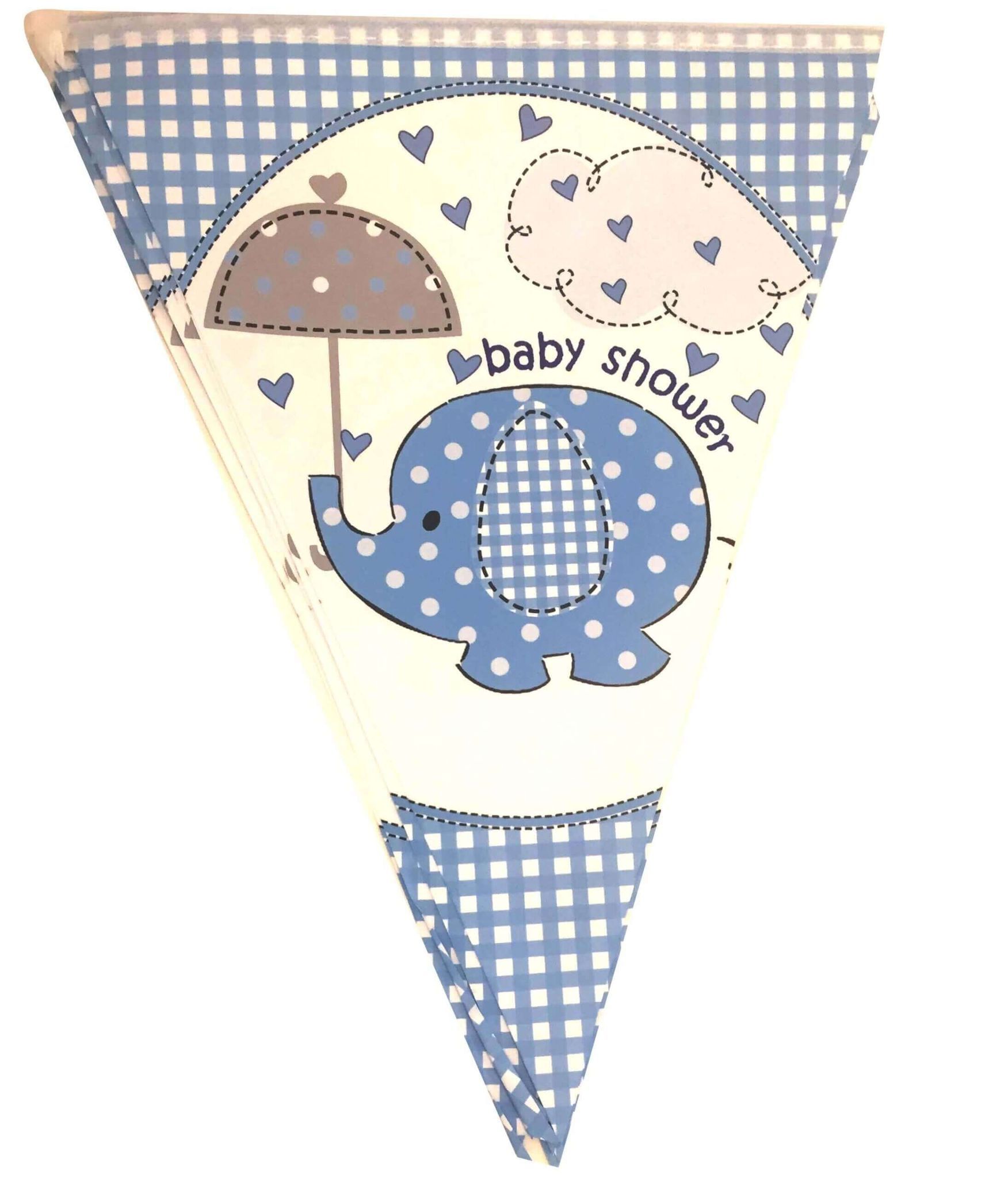 Baby Shower Blue Buntings - 9FT