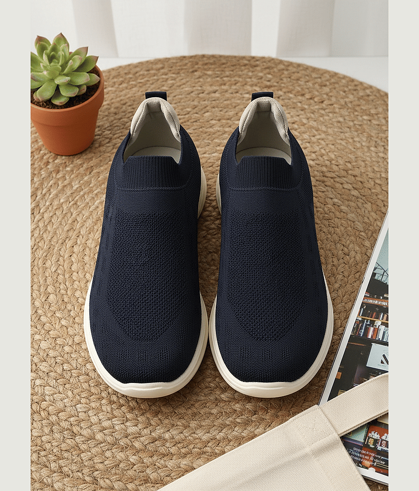 Adrun Navy Blue Women's Slip On