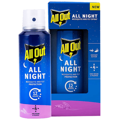 All Out All Night Mosquito Killer Spray, 30 Ml All Out All Night Mosquito Killer Spray, 30 Ml